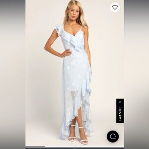 Light Blue Floral Dress